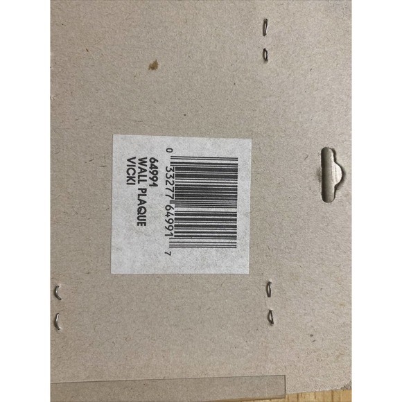 Vintage Retro VICKI With Butterflies Dead Stock Ceramic Name Plaque Wall Sign 84 - Picture 12 of 12